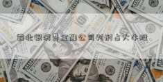 霸北银消费金融公司判刑占大牛股