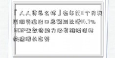 「人人贷怎么样」去年前11个月我国服务进出口总额同比增14.7% RCEP生效将助力服贸继续保持快速增长态势